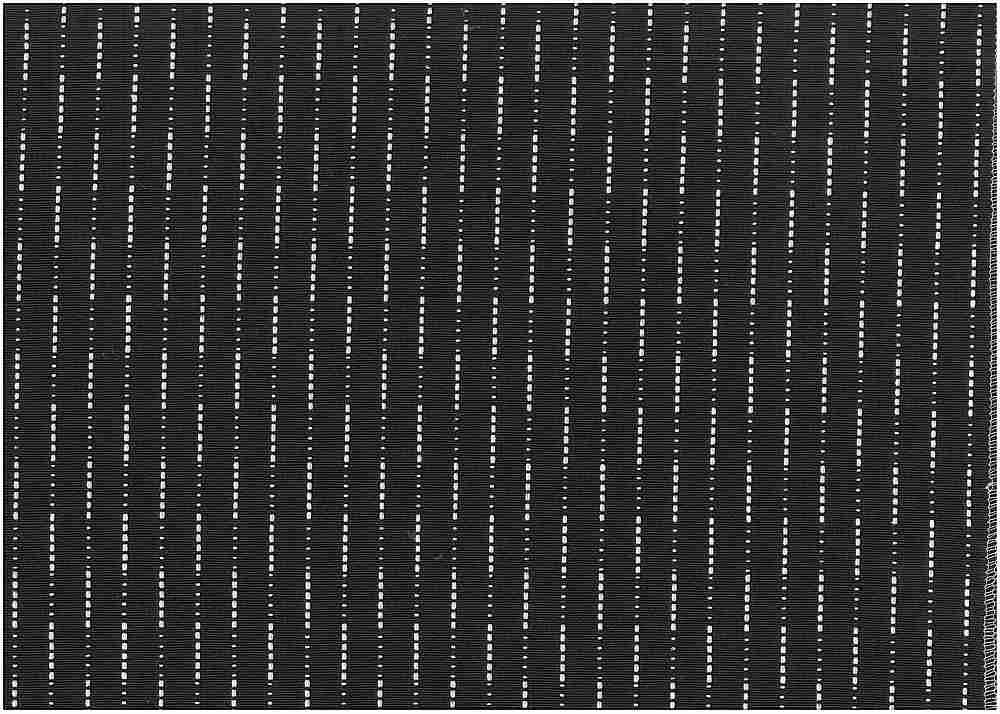 RUNNING STITCH - WHITE ON BLACK