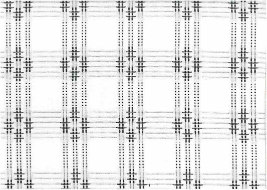 CROSS HATCH - BLACK ON WHITE