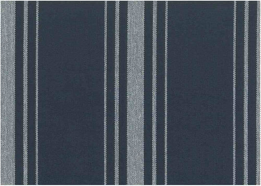 HARBOR STRIPE - WHITE ON NAVY