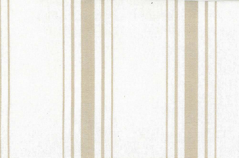 HARBOR STRIPE - TAN ON WHITE
