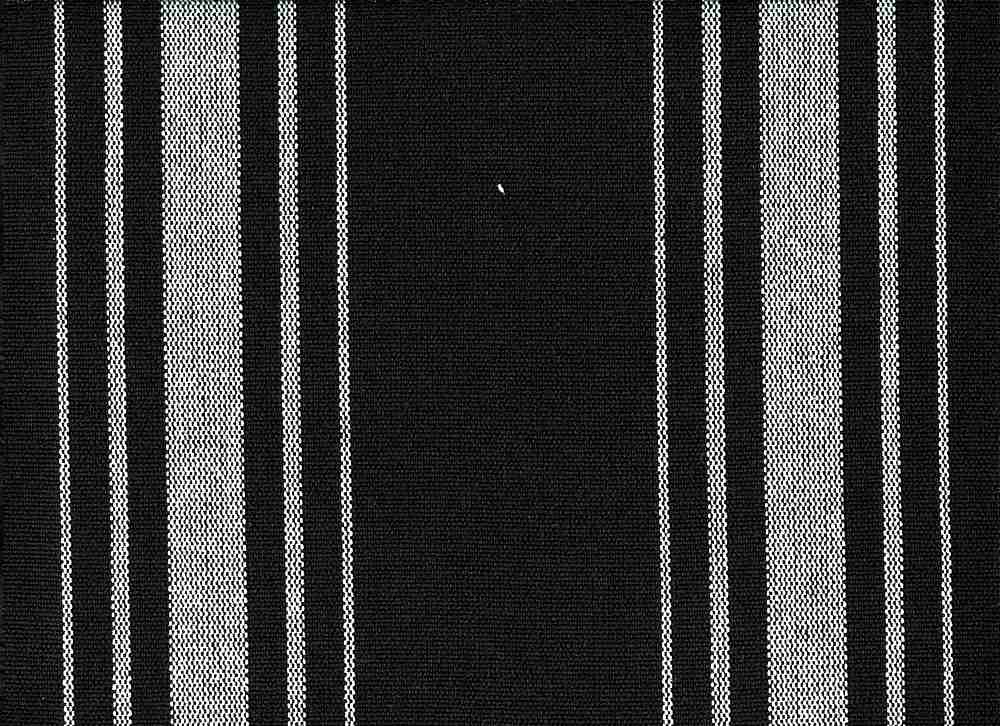 HARBOR STRIPE - WHITE ON BLACK