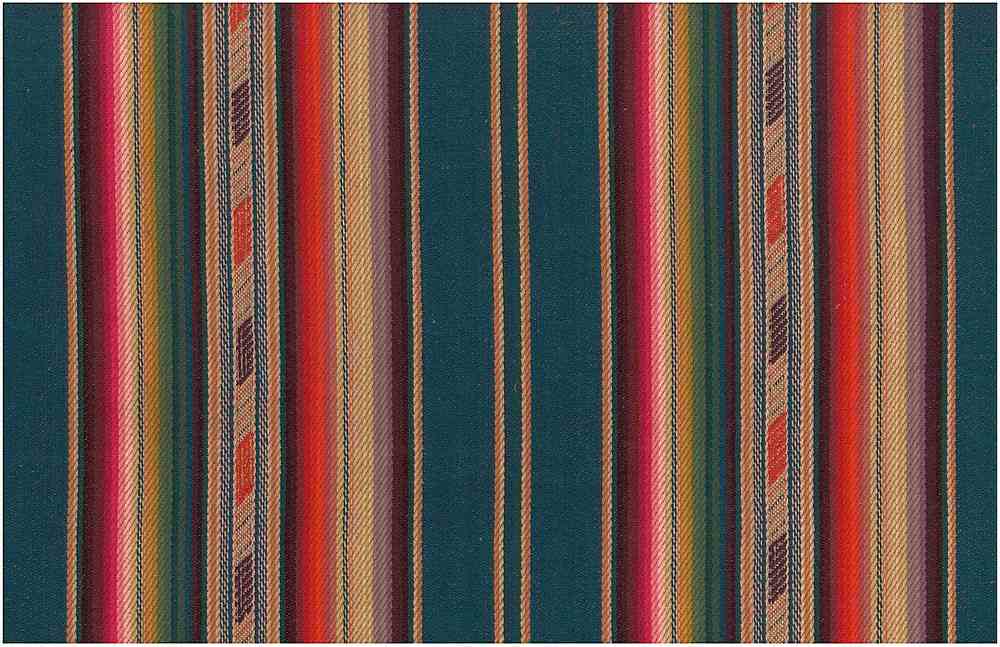 BANDOLIER STRIPE - TEAL MULTI
