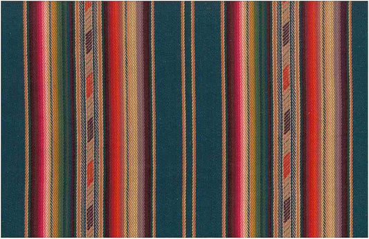 BANDOLIER STRIPE - TEAL MULTI