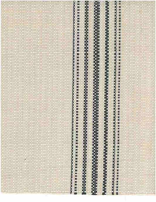 FARMHOUSE STRIPE - BLACK/FLAX