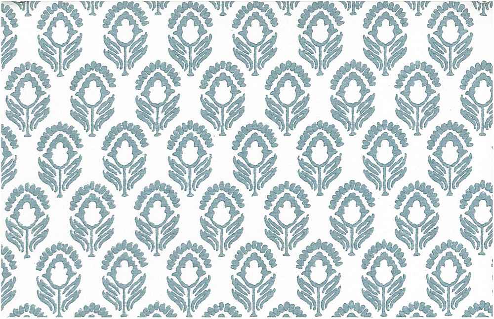 JASMINE PRINT - POWDER BLUE/WHITE