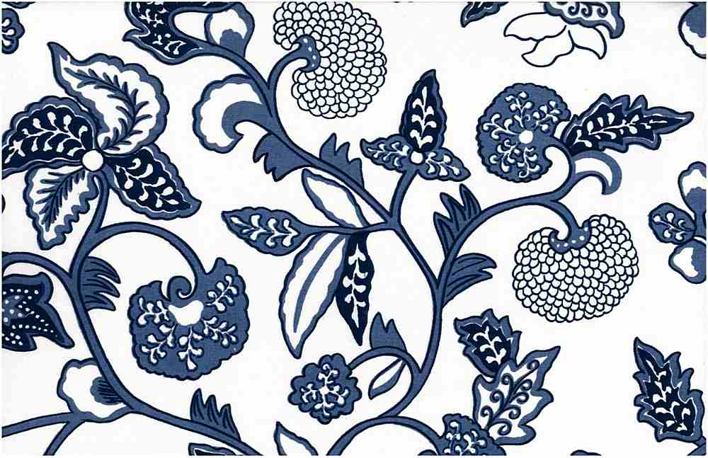 JAKARTA PRINT - DUTCH BLUE/WHITE