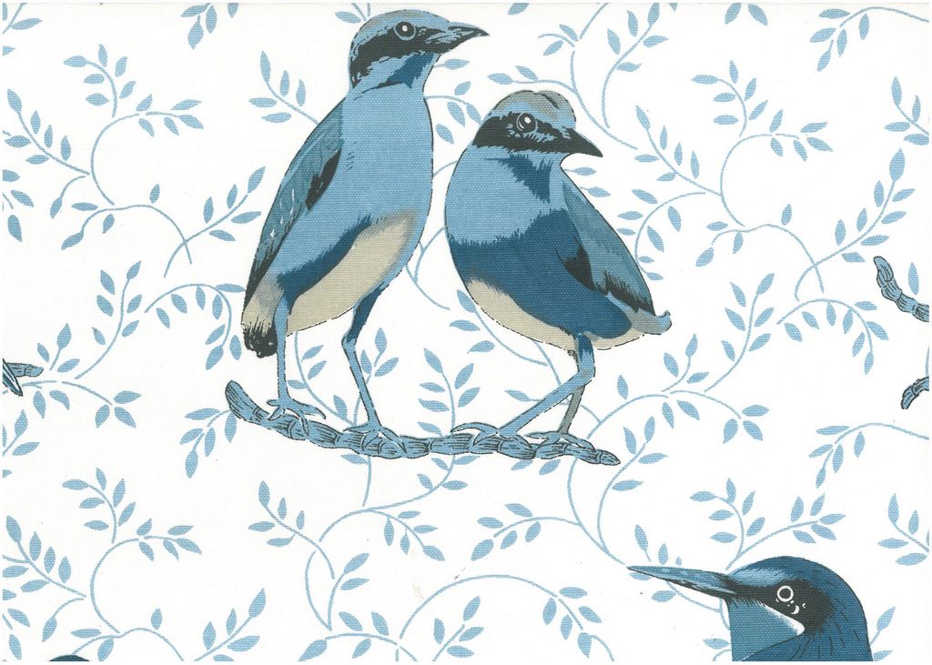 BIRD PRINT - BLUES