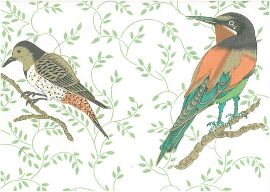 BIRD PRINT - CORAL/MULTI/LW