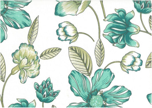 GARDEN PRINT - AQUA MULTI
