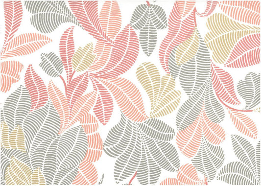 NINA PRINT - CORAL/GRAY