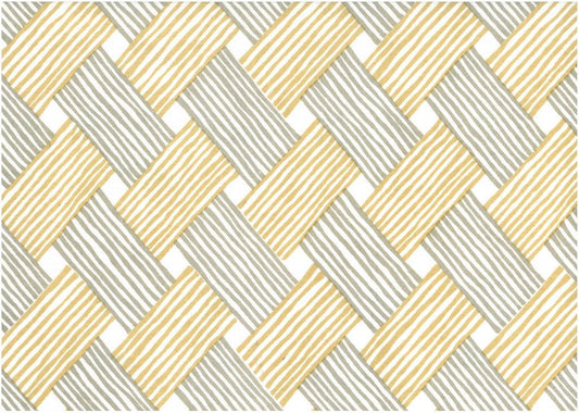 WICKERWEAVE PRINT - SAND/TAUPE/LW