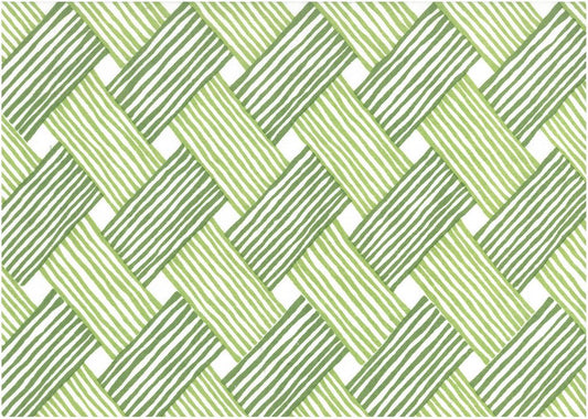 WICKERWEAVE PRINT - FERN/SAGE/LW
