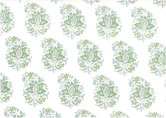 SUMMER PAISLEY PRINT - AQUA