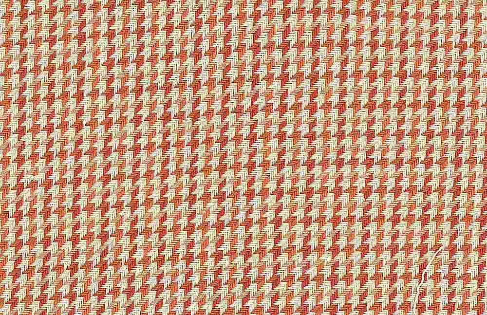 TWO-TONE HOUNDSTOOTH - CORAL