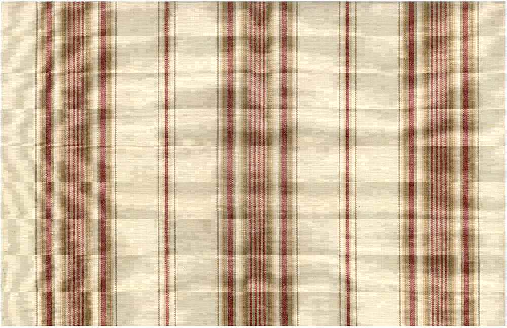 SARATOGA STRIPE - NAT/RED/TAN
