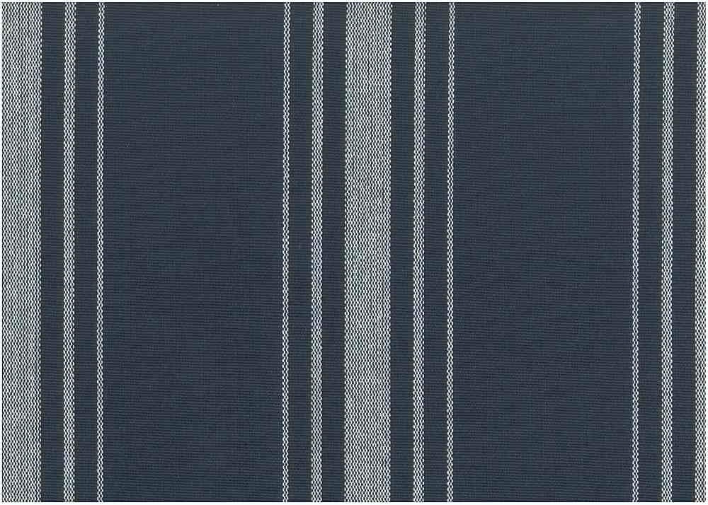 HARBOR STRIPE - WHITE ON NAVY
