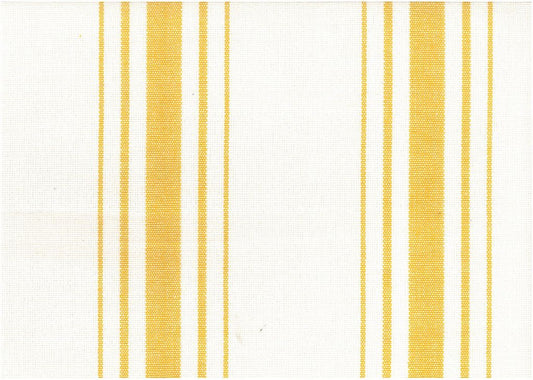 HARBOR STRIPE - YELLOW ON WHITE
