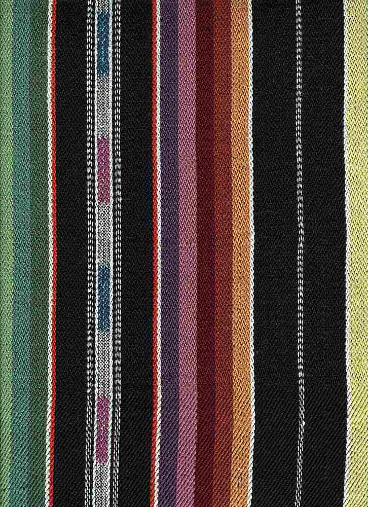 ZUNI STRIPE - BLACK MULTI
