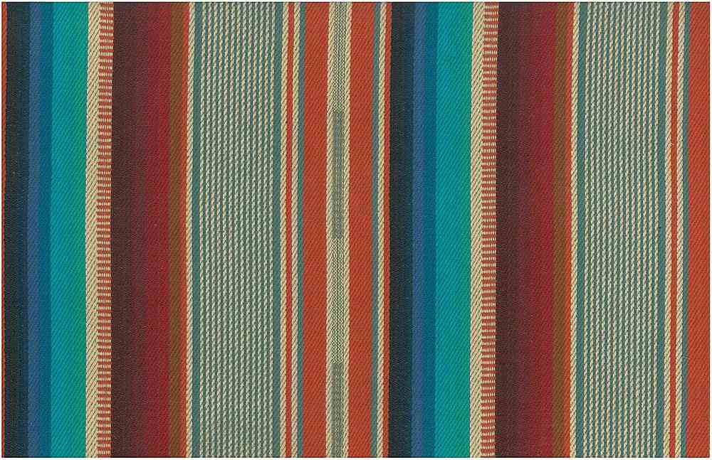 EL PASO STRIPE - TURQ/ORANGE