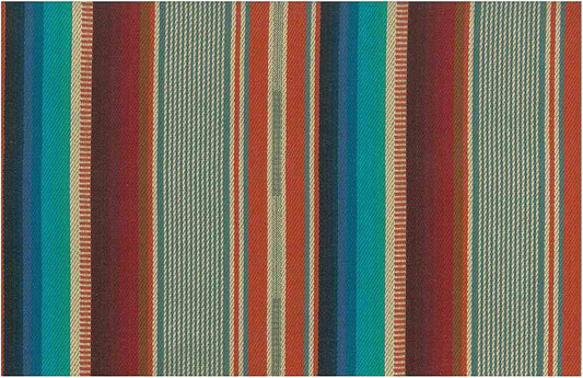 EL PASO STRIPE - TURQ/ORANGE