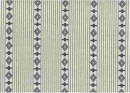 HOPI STRIPE - BLACK ON WHITE