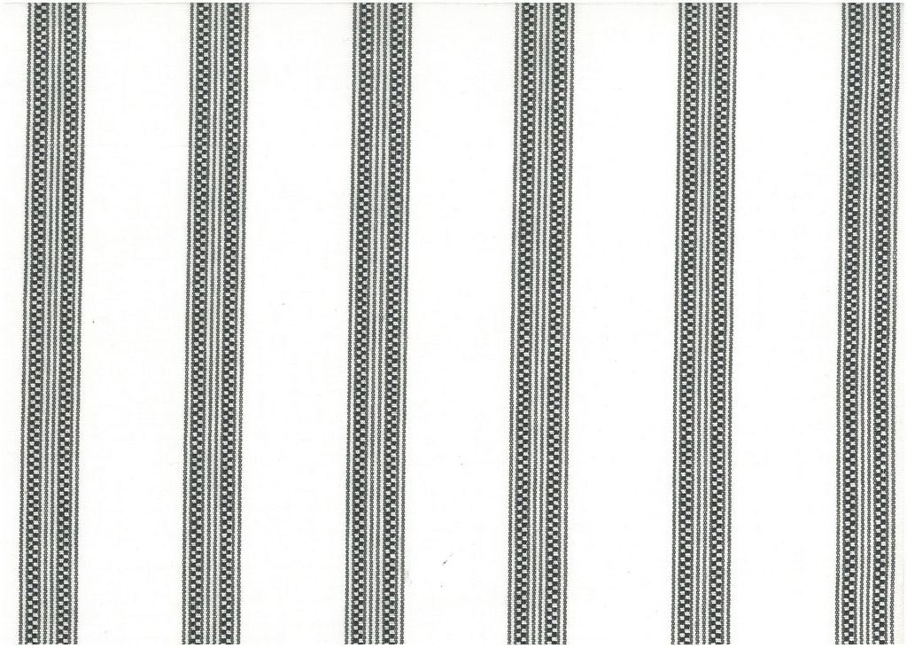 MOSAIC STRIPE - BLACK ON WHITE