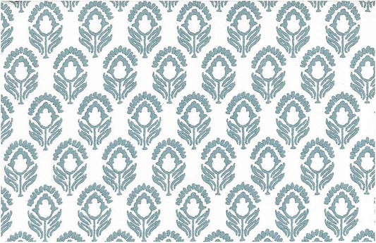 JASMINE PRINT - POWDER BLUE/WHITE