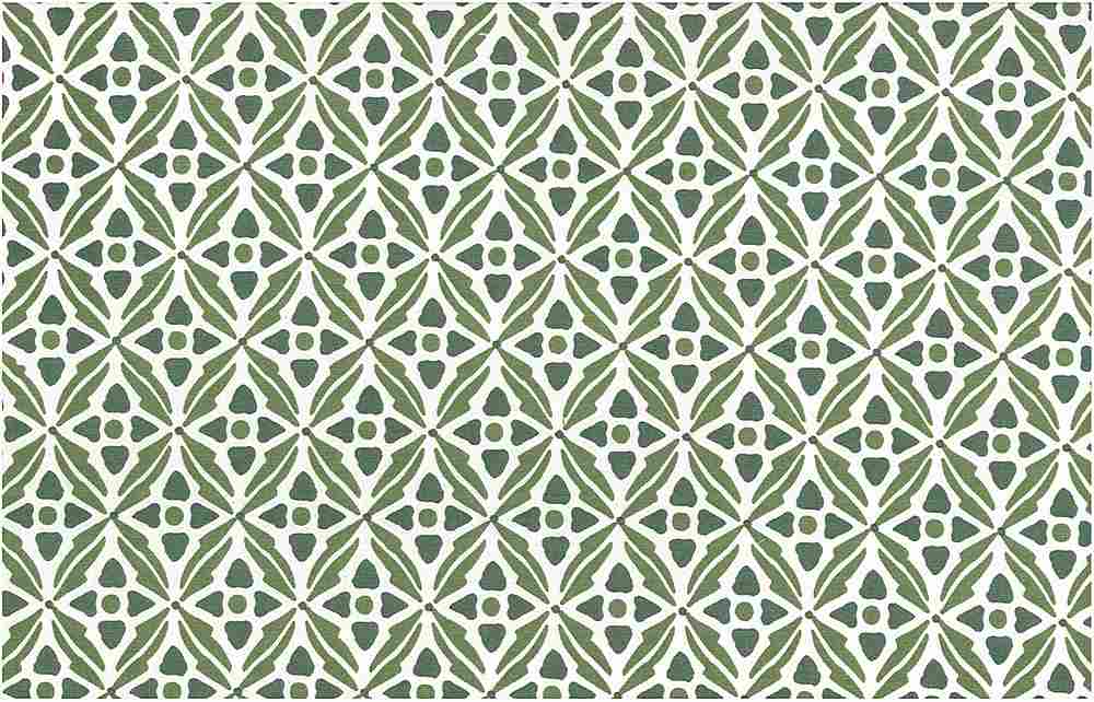 FEZ PRINT - GREENS/WHITE