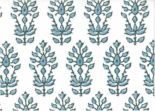TREE PRINT - LAKE/WHITE