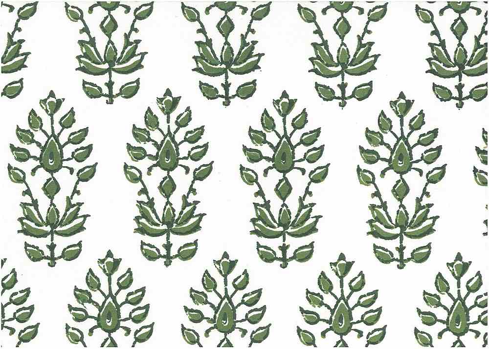 TREE PRINT - FERN/WHITE