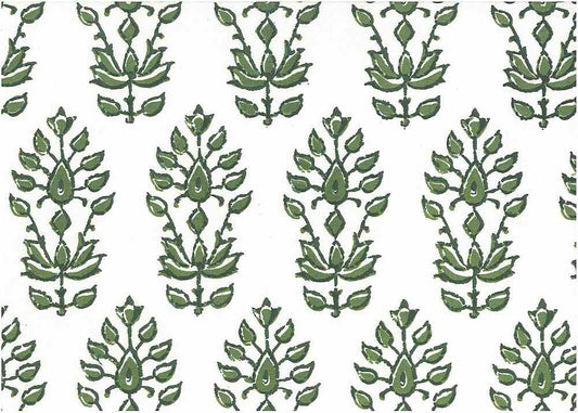 TREE PRINT - FERN/WHITE
