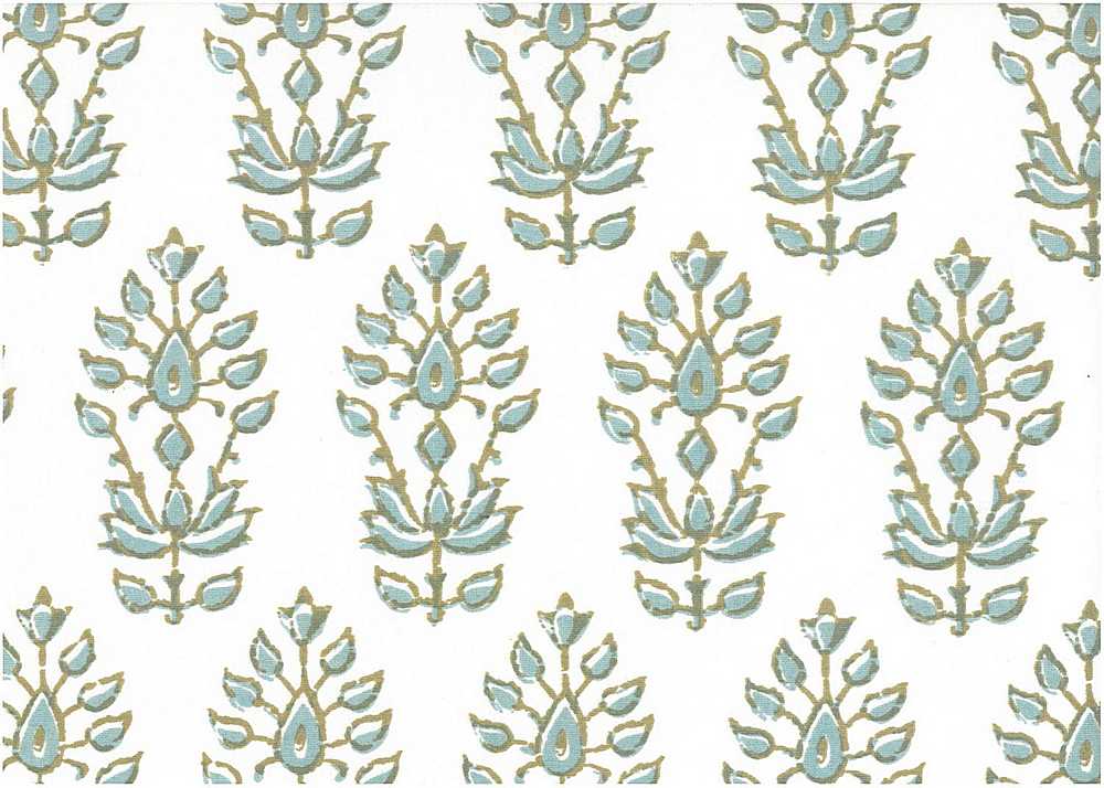 TREE PRINT - SPA/WHITE