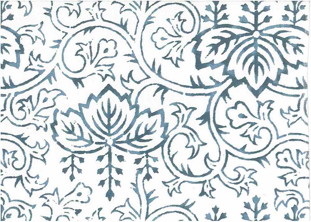 WISTERIA PRINT - PEKING BLUE