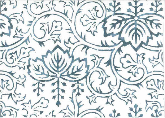 WISTERIA PRINT - PEKING BLUE