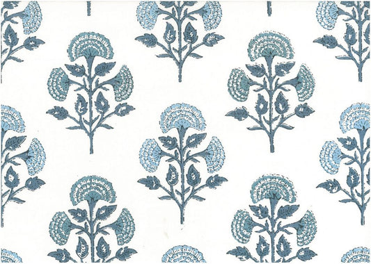 FARAH PRINT - BLUE/LW