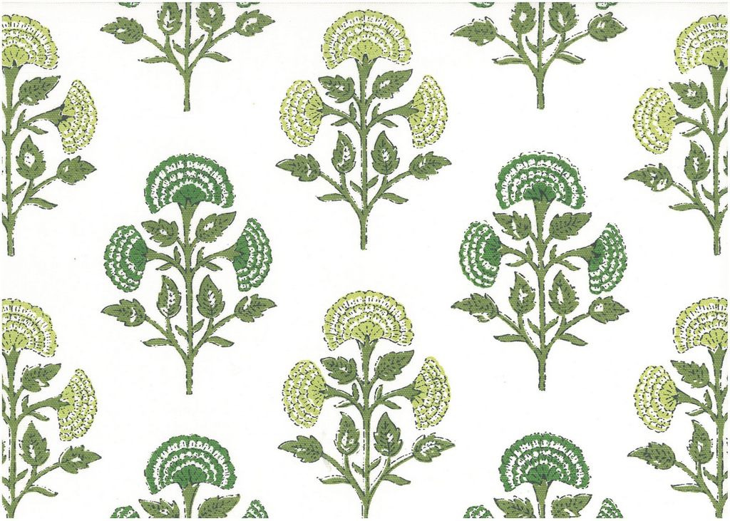 FARAH PRINT - GREENS/LW