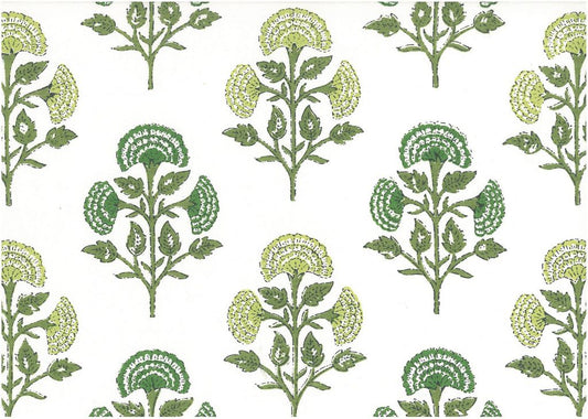 FARAH PRINT - GREENS/LW