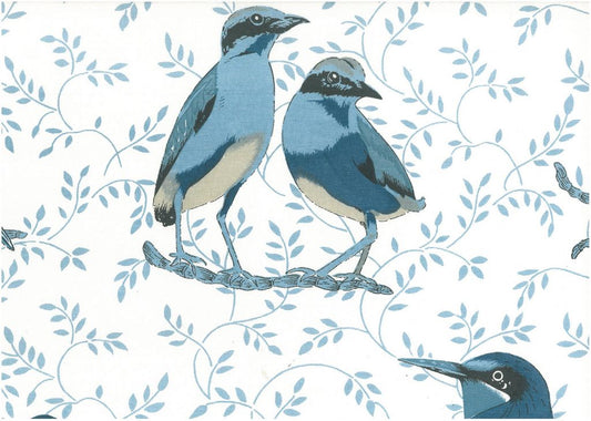 BIRD PRINT - BLUES