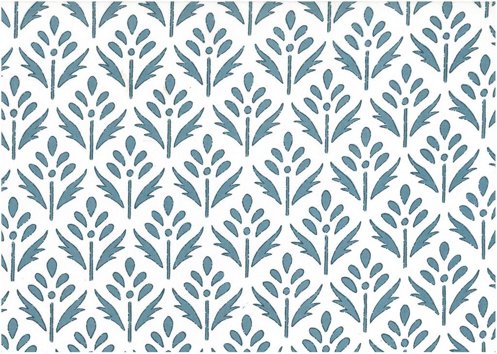 FEATHER PRINT - DUSTY BLUE