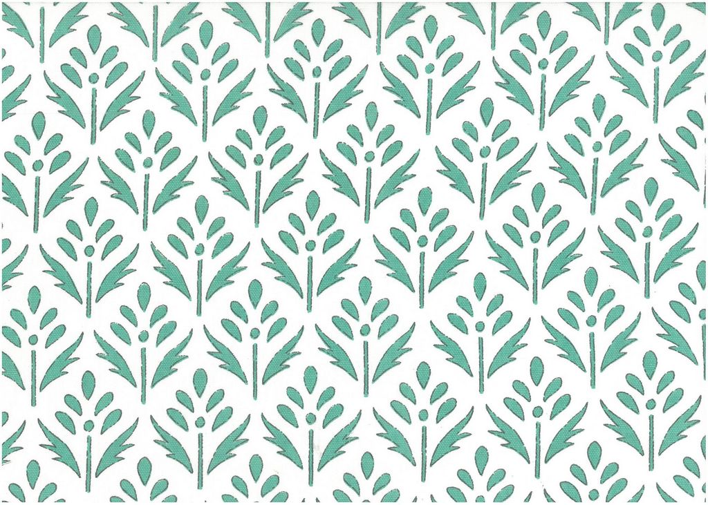 FEATHER PRINT - DK TURQ