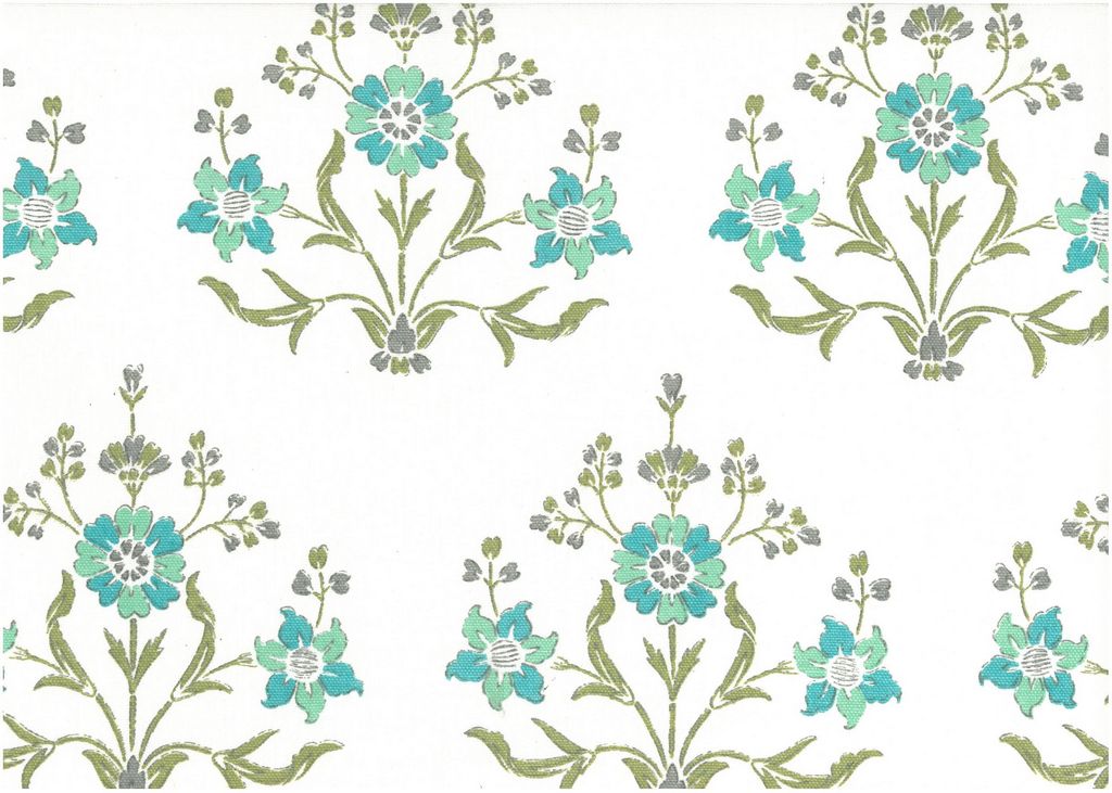 SIKANDRA PRINT - AQUA MULTI