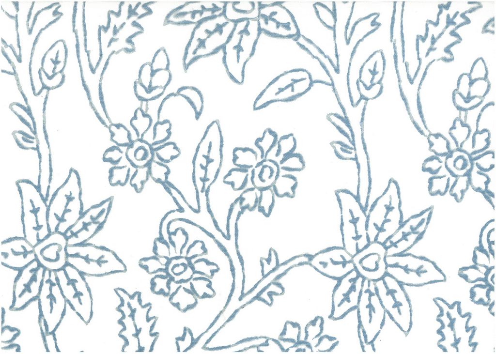 ANJULI PRINT - POWDER BLUE