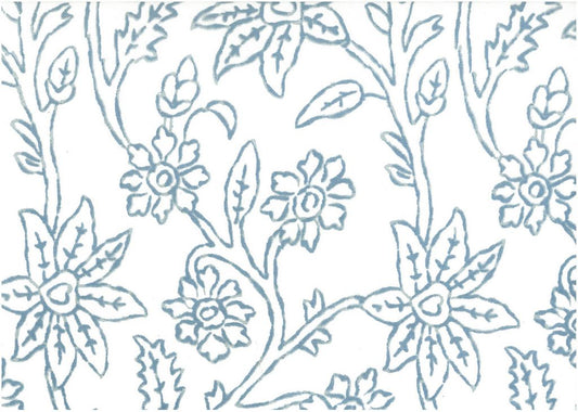ANJULI PRINT - POWDER BLUE