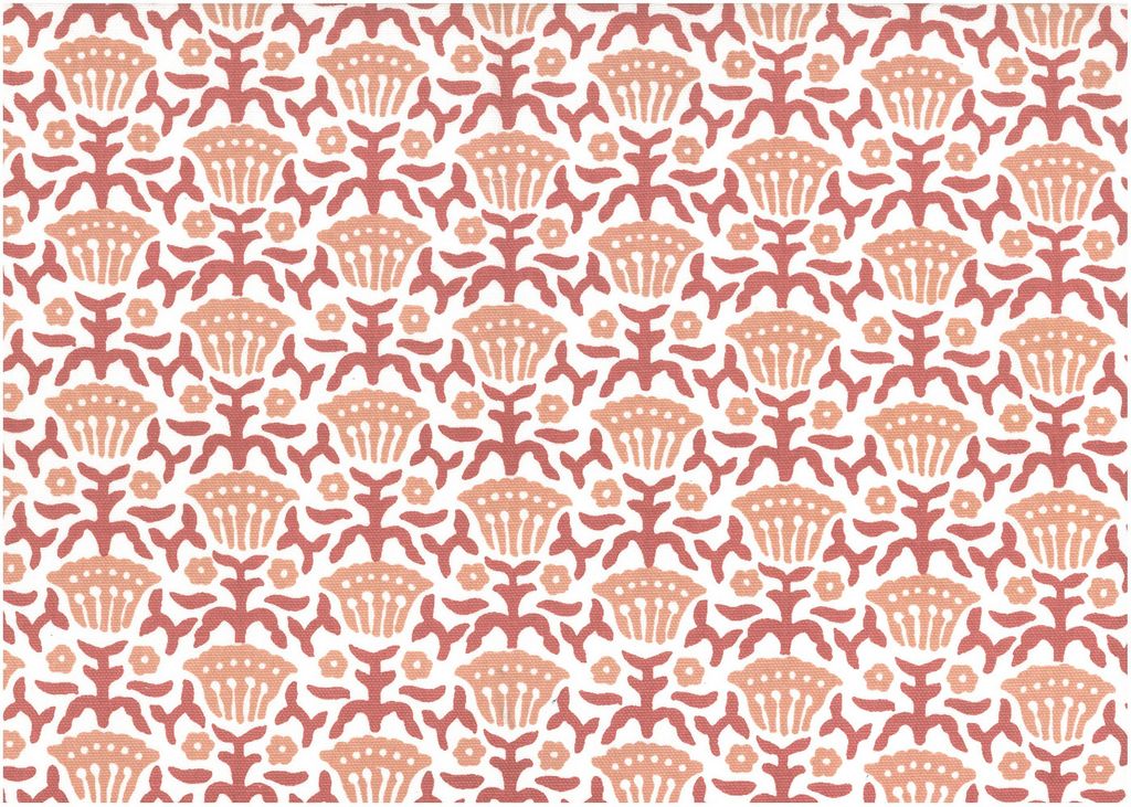 YARROW PRINT - CORAL/LW