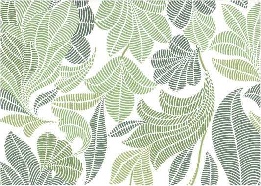 NINA PRINT - LEAF/LW