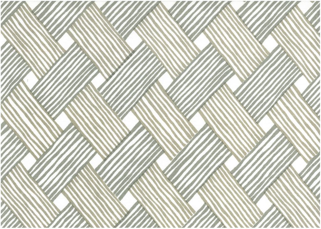 WICKERWEAVE PRINT - TAUPE/GRAY/LW