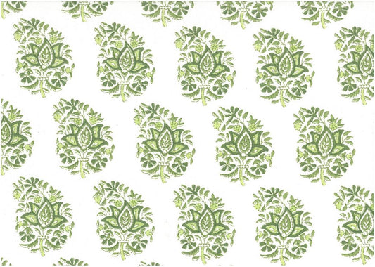 SUMMER PAISLEY PRINT - GREEN/LW
