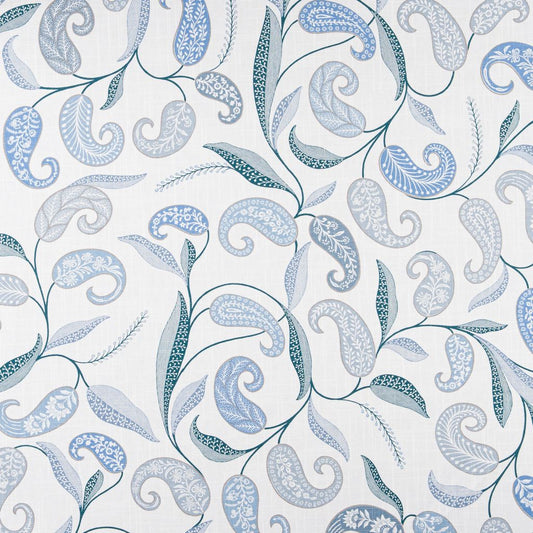 PAISLEY VINE PRINT - BLUES